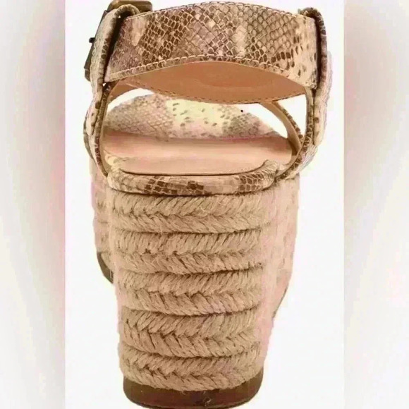 Matisse Women's Coconuts Sunchaser Espadrille Sandal Size 9 Snakeskin Platform - Picture 3 of 13